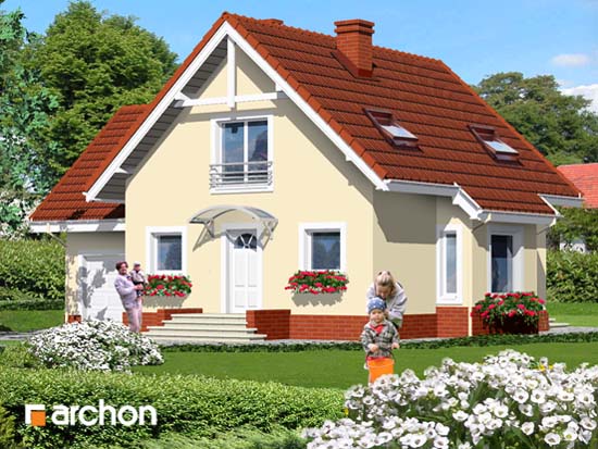 Dom we frezjach - Widok 1 Dom we frezjach - Widok 1