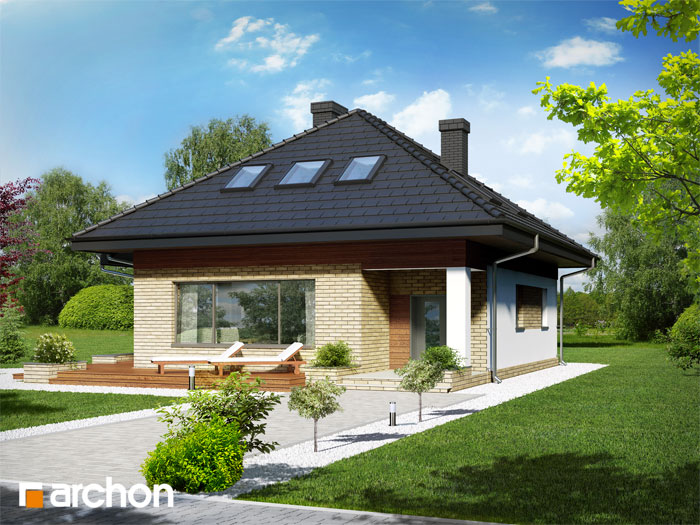 Dom w lilakach (PD) - Widok 2 Dom w lilakach (PD) - Widok 2