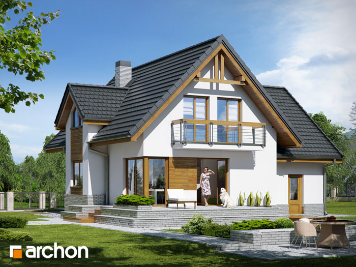 Dom w morelach (N) - Widok 2 Dom w morelach (N) - Widok 2