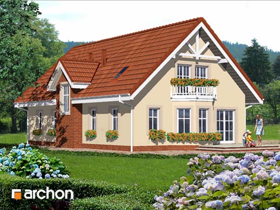 Dom we floksach - Widok 2 Dom we floksach - Widok 2