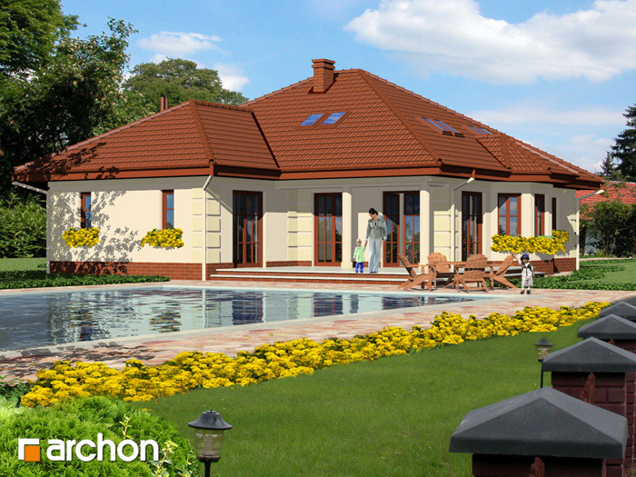Dom w mikołajkach - Widok 2 Dom w mikołajkach - Widok 2