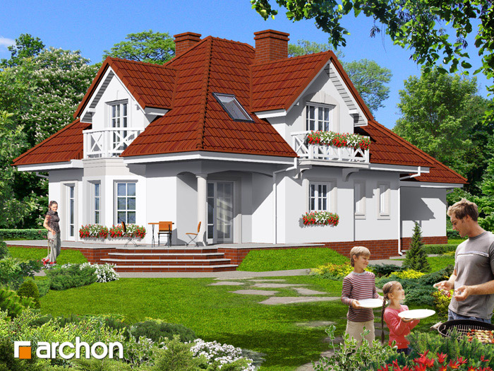 Dom w lewkoniach (G2P) - Widok 2 Dom w lewkoniach (G2P) - Widok 2