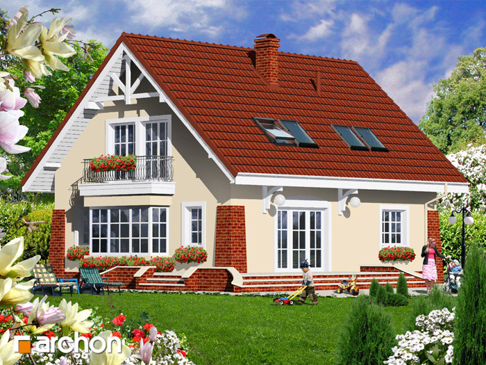 Dom w koniczynce 2 - Widok 2 Dom w koniczynce 2 - Widok 2