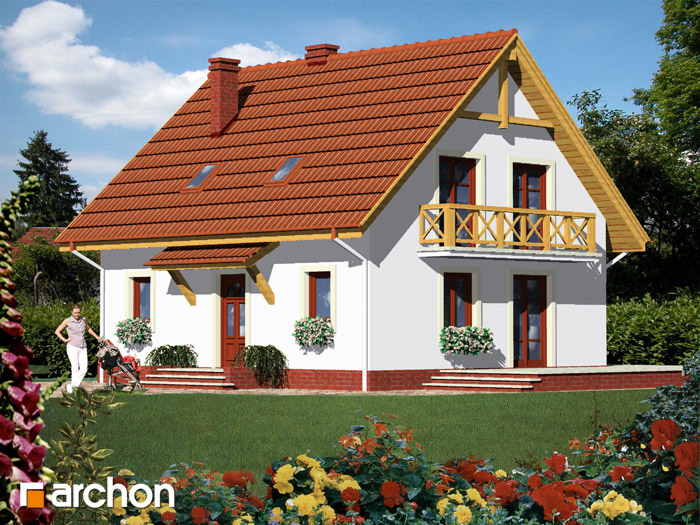Dom w paprociach - Widok 2 Dom w paprociach - Widok 2