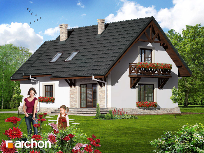 Dom w lucernie 3 - Widok 2 Dom w lucernie 3 - Widok 2