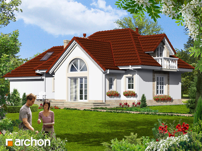 Dom w lawendzie (G2) - Widok 2 Dom w lawendzie (G2) - Widok 2