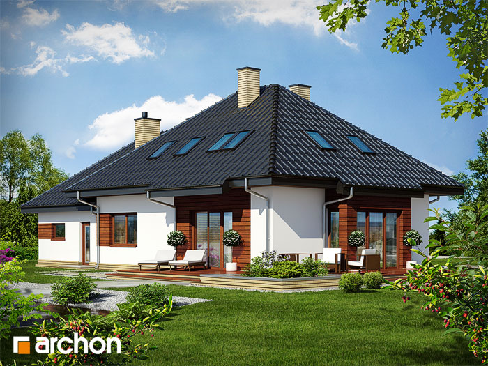 Dom w indygowcach (G2) - Widok 2 Dom w indygowcach (G2) - Widok 2