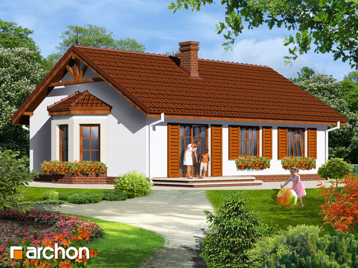 Dom w jeżynach 2 - Widok 2 Dom w jeżynach 2 - Widok 2