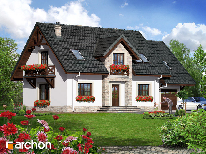 Dom w lucernie 3 - Widok 1 Dom w lucernie 3 - Widok 1