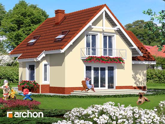 Dom we frezjach - Widok 2 Dom we frezjach - Widok 2