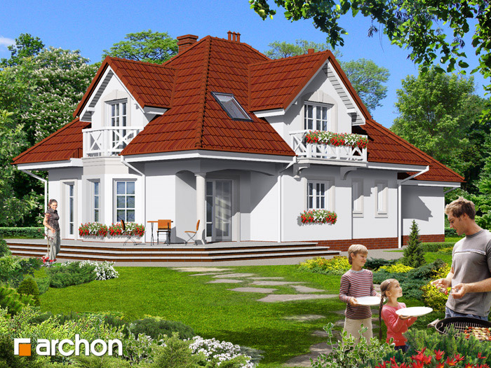 Dom w lewkoniach (G2) - Widok 2 Dom w lewkoniach (G2) - Widok 2